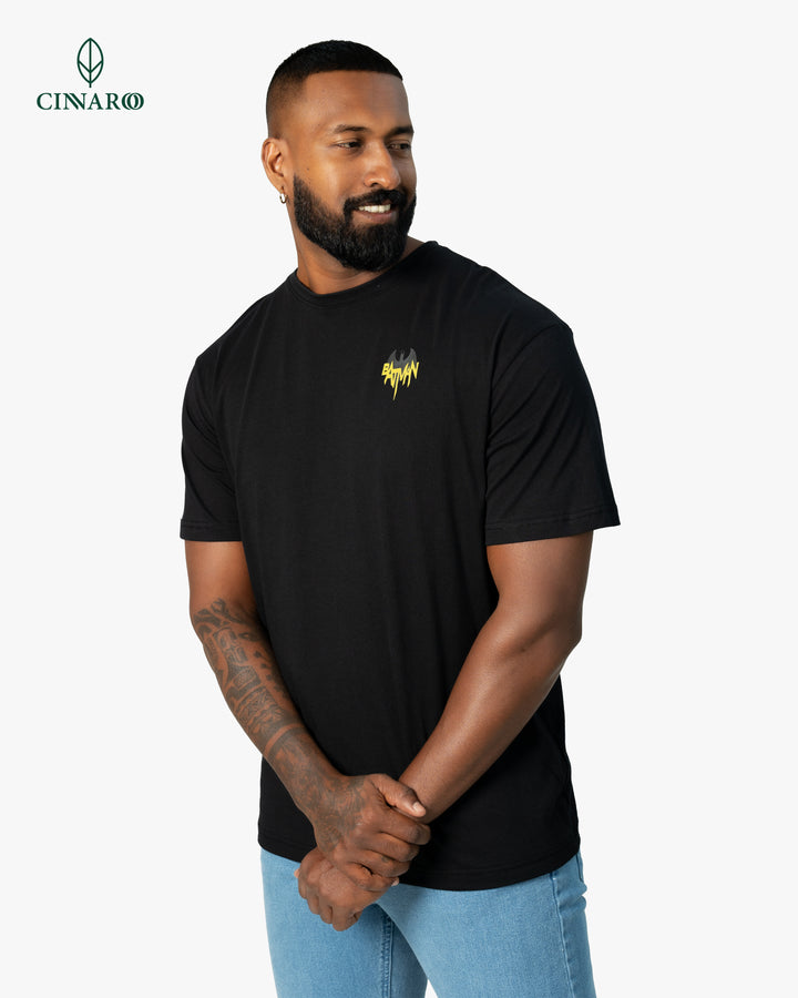 Men’s graphic printed tee, front view