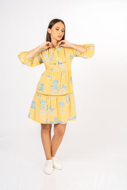 Summer Trio Printed Mini Dress