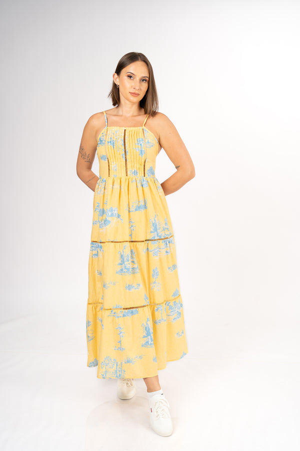 Summer Trio Printed Maxi Dress
