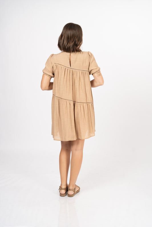 Asymmetrical Frill Dress