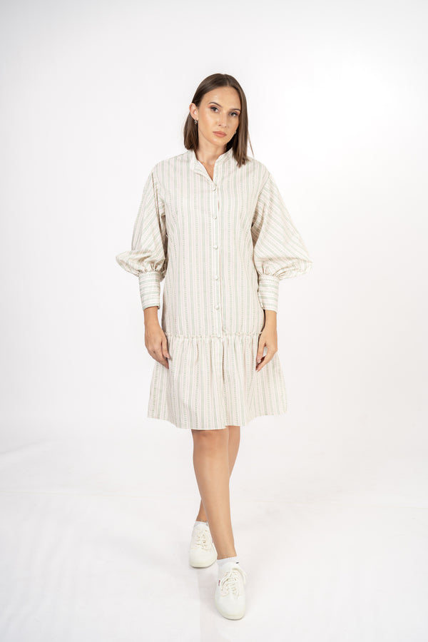 Summer trio Stripe Mini Dress