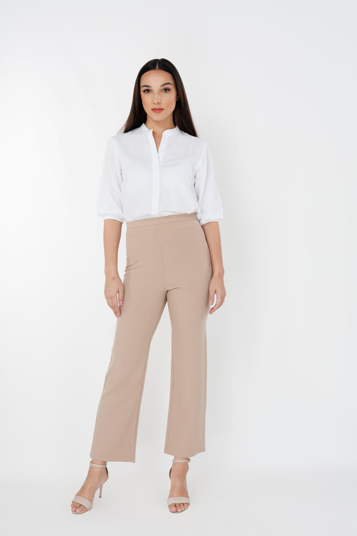 Women’s smart fit straight pants, front view