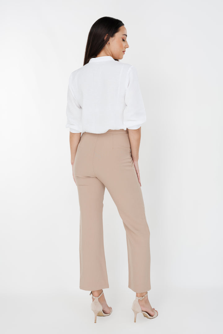 Women’s smart fit straight pants, back view