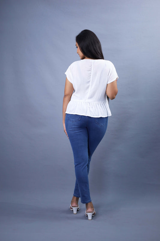 🎁 Buy 2 Save 10% | Lace Button-Up Blouse | Cinnaroo SL