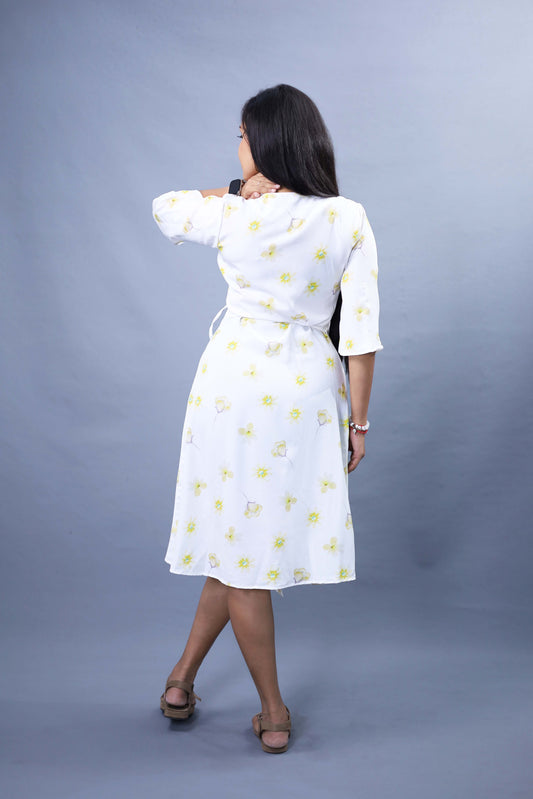 🎁 Buy 2 Save 10% | Floral Wrap Dress 4 Colors | Cinnaroo SL
